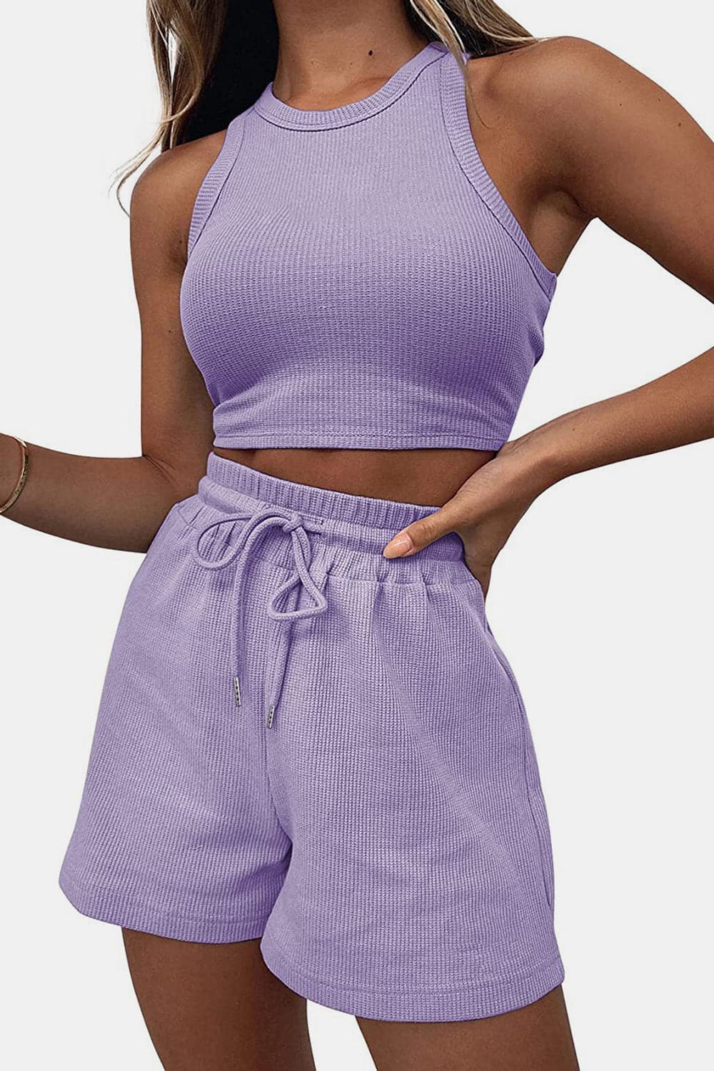 Stylish Top & Shorts Set - Love Salve